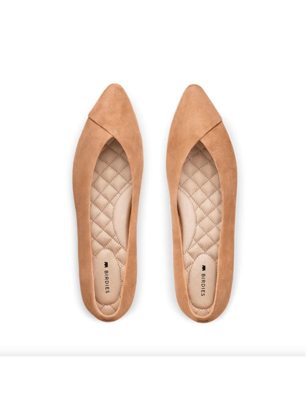 Women's Birdies The Goldfinch Flats in Tan Suede Size 7 NWOB - Picture 10 of 10
